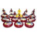 Subbuteo Andrew Table Soccer Aston Villa 2021-22 on WSB Professional bases